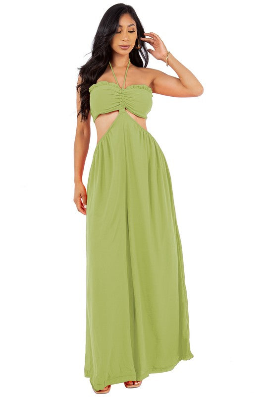 SEXY SUMMER JUMPSUIT - Green - Scarvesnthangs