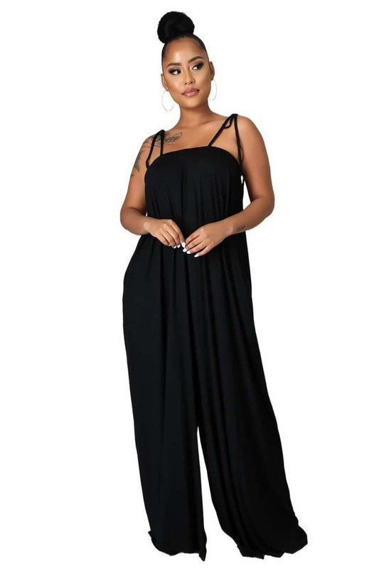 KEISHA LOVE PALAZZO JUMPSUIT - Scarvesnthangs