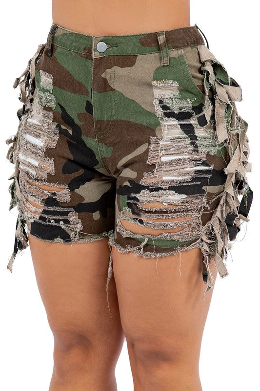 SEXY SPORT CAMOFLAGE SHORT - Scarvesnthangs