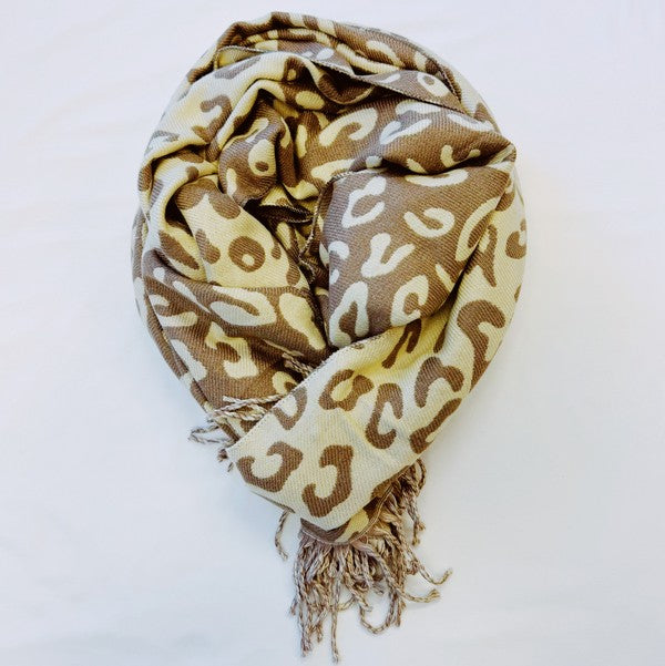 On Trend Leopard Pattern Scarf