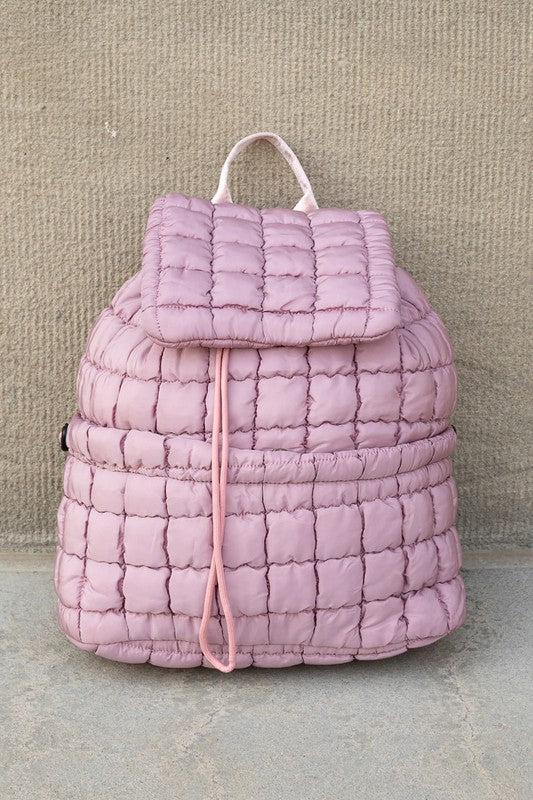 Stevie Quilted Puffer Backpack