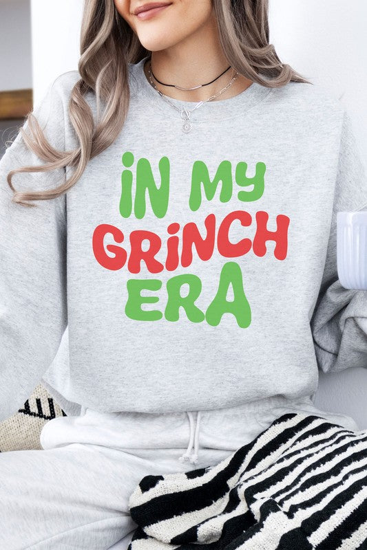 Christmas Grinch Fleece Sweatshirt