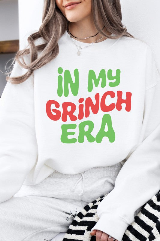 Christmas Grinch Fleece Sweatshirt