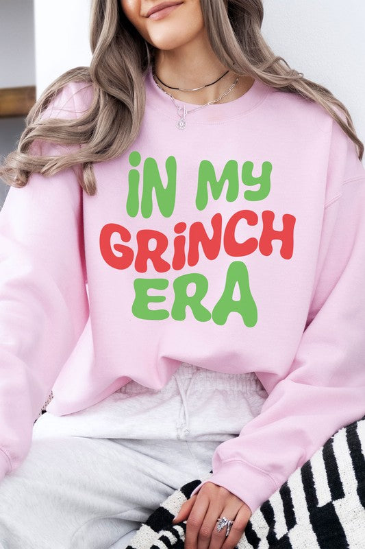 Christmas Grinch Fleece Sweatshirt