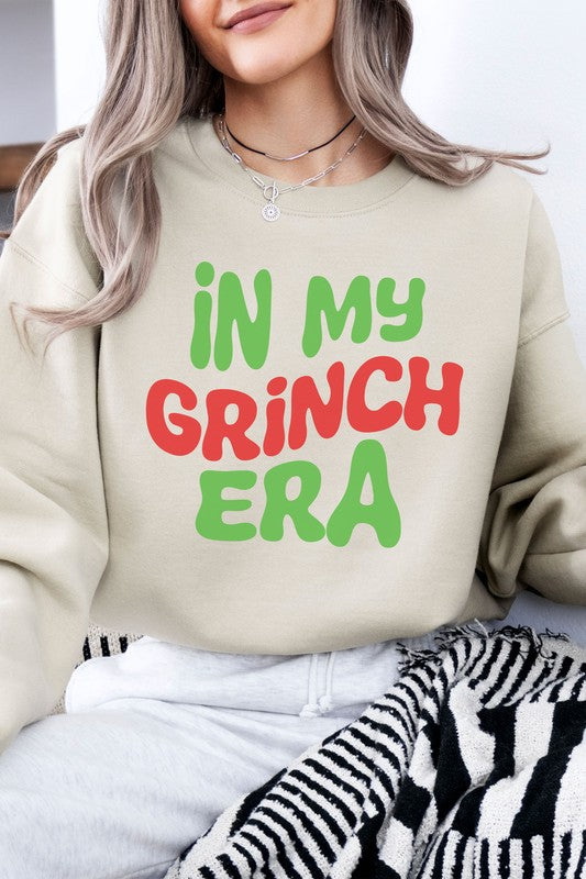 Christmas Grinch Fleece Sweatshirt