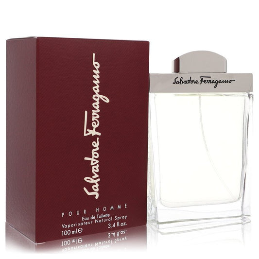 SALVATORE FERRAGAMO by Salvatore Ferragamo Eau De Toilette Spray 3.4 oz (Men)