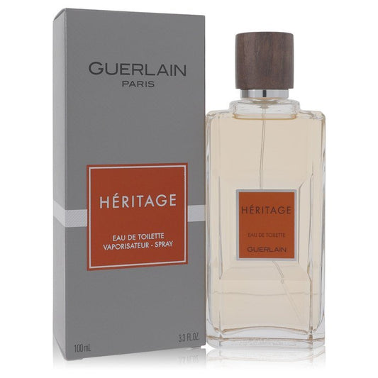 Heritage by Guerlain Eau De Toilette Spray 3.4 oz (Men)