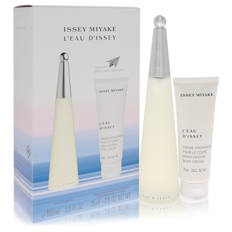 L'EAU D'ISSEY (issey Miyake) by Issey Miyake Gift Set -- 3.3 oz Eau DeToilette Spray + 2.6 oz Body Cream (Women)