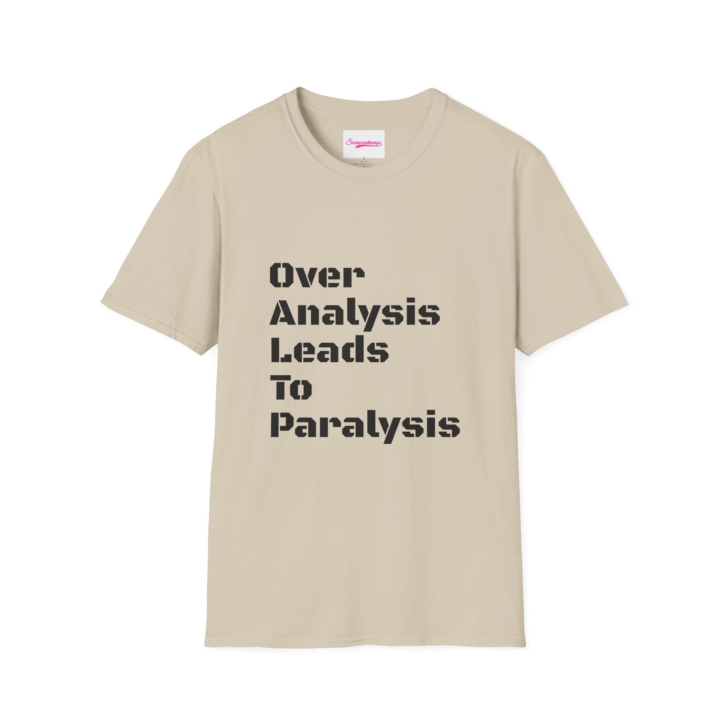 Anaysis Leads To Paralysis Unisex Softstyle T-Shirt