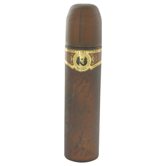 CUBA Brown by Fragluxe Eau De Toilette Spray (unboxed) 3.4 oz (Men)