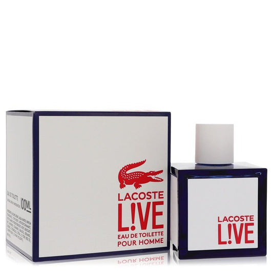 Lacoste Live by Lacoste Eau De Toilette Spray 3.4 oz (Men)