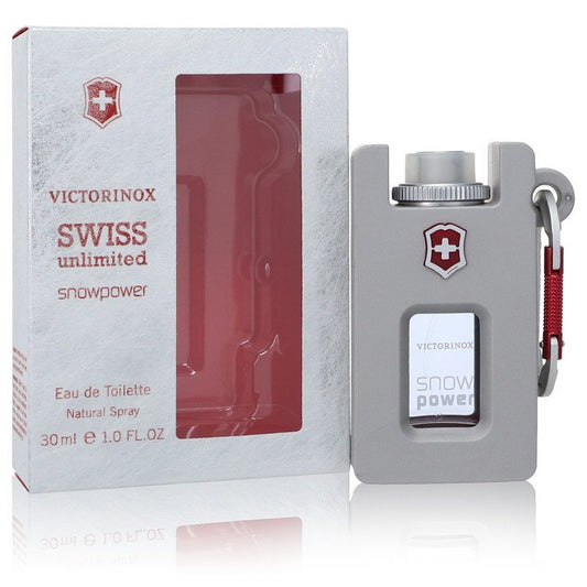 Swiss Unlimited Snowpower by Swiss Army Eau De Toilette Spray 1 oz (Men)