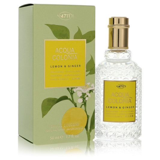 4711 ACQUA COLONIA Lemon & Ginger by 4711 Eau De Cologne Spray (Unisex) 1.7 oz (Women)