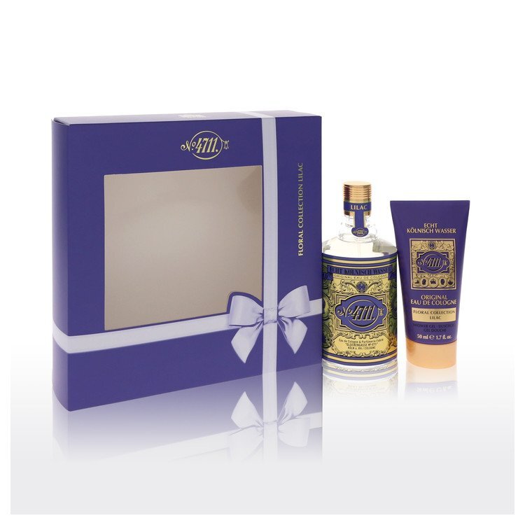 4711 Lilac by 4711 Gift Set (Unisex) -- 3.4 oz Eau De Cologne Spray + 1.7 oz Shower Gel (Men)