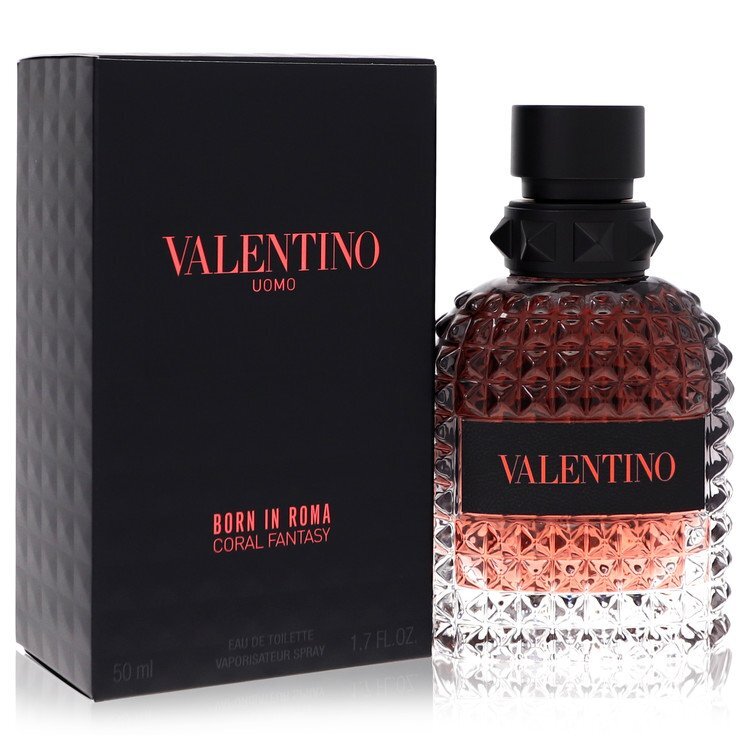 Valentino Uomo Born in Roma Coral Fantasy by Valentino Eau De Toilette Spray 1.7 oz (Men)