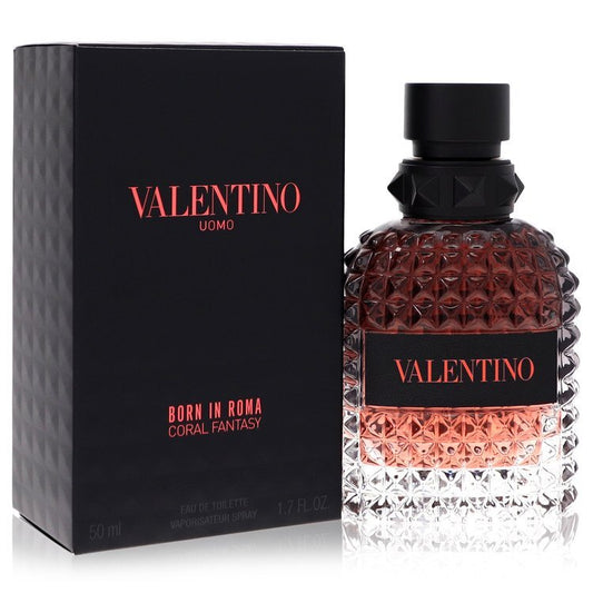 Valentino Uomo Born in Roma Coral Fantasy by Valentino Eau De Toilette Spray 1.7 oz (Men)
