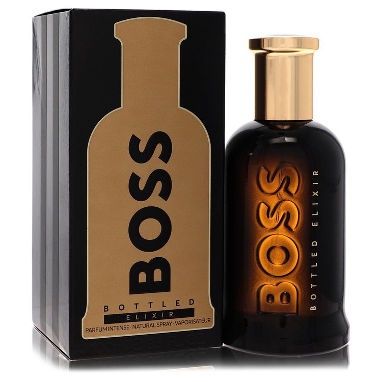 Boss Bottled Elixir by Hugo Boss Parfum Intense Spray 3.4 oz (Men)