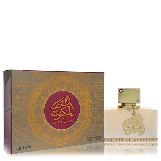 Lattafa Al Dur Al Maknoon Gold by Lattafa Eau De Parfum Spray (Unisex) 3.4 oz (Men)