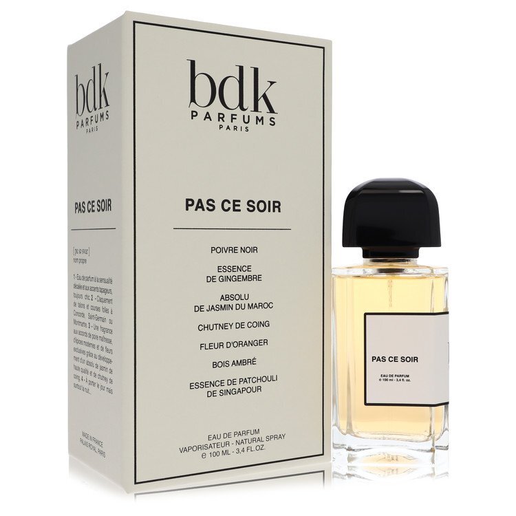 Bdk Pas Ce Soir by Bdk Parfums Eau De Parfum Spray (Unisex) 3.4 oz (Women)