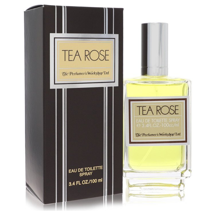 Tea Rose by Perfumers Workshop Eau De Toilette Spray 3.4 oz (Women)