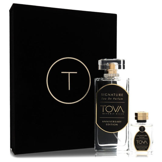 Tova Signature Anniversary Edition by Tova Beverly Hills Eau De Parfum Spray + 1/2 oz Pure Perfume 3.4 oz 3.4 oz Eau De Parfum Spray + .5 oz Parfum (Women)
