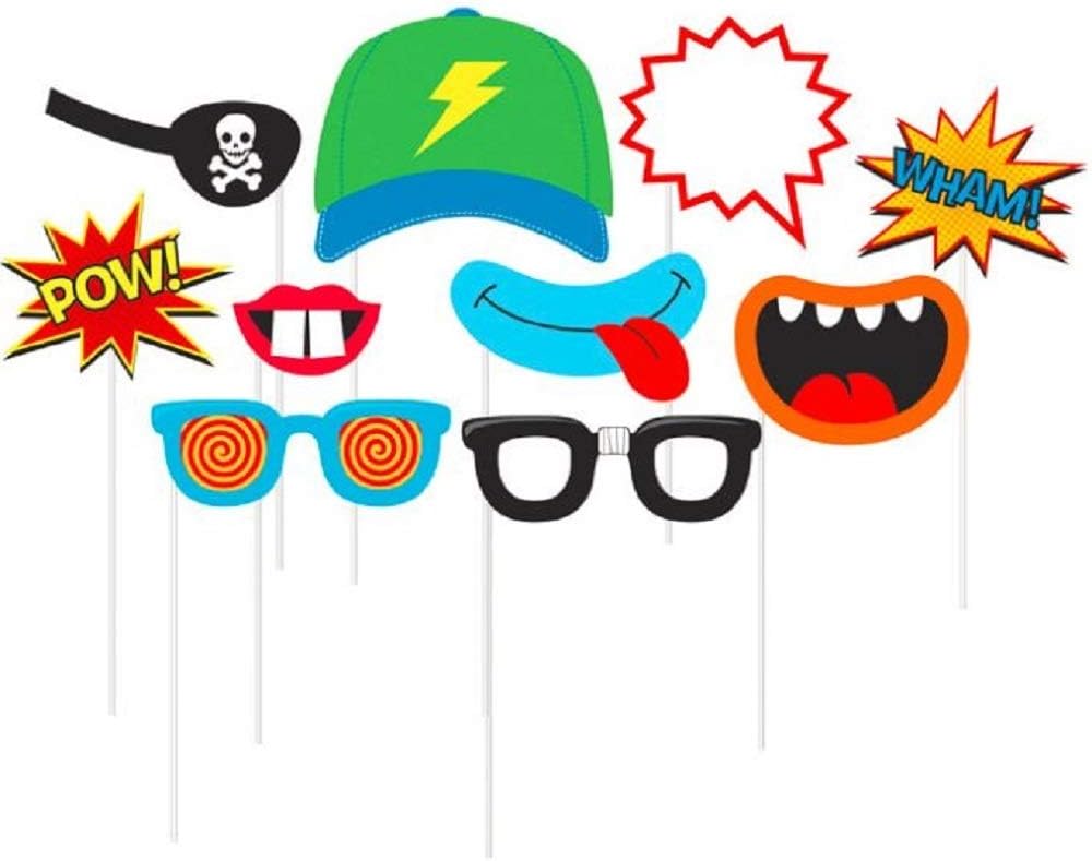 188 Piece 1st Birthday Boy Blue Traffic Jam Bundle Tableware Party Supply Set