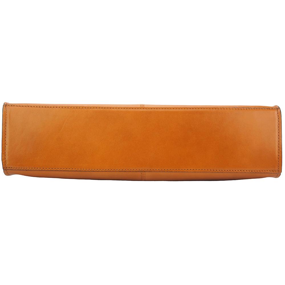 Cipressino leather handbag