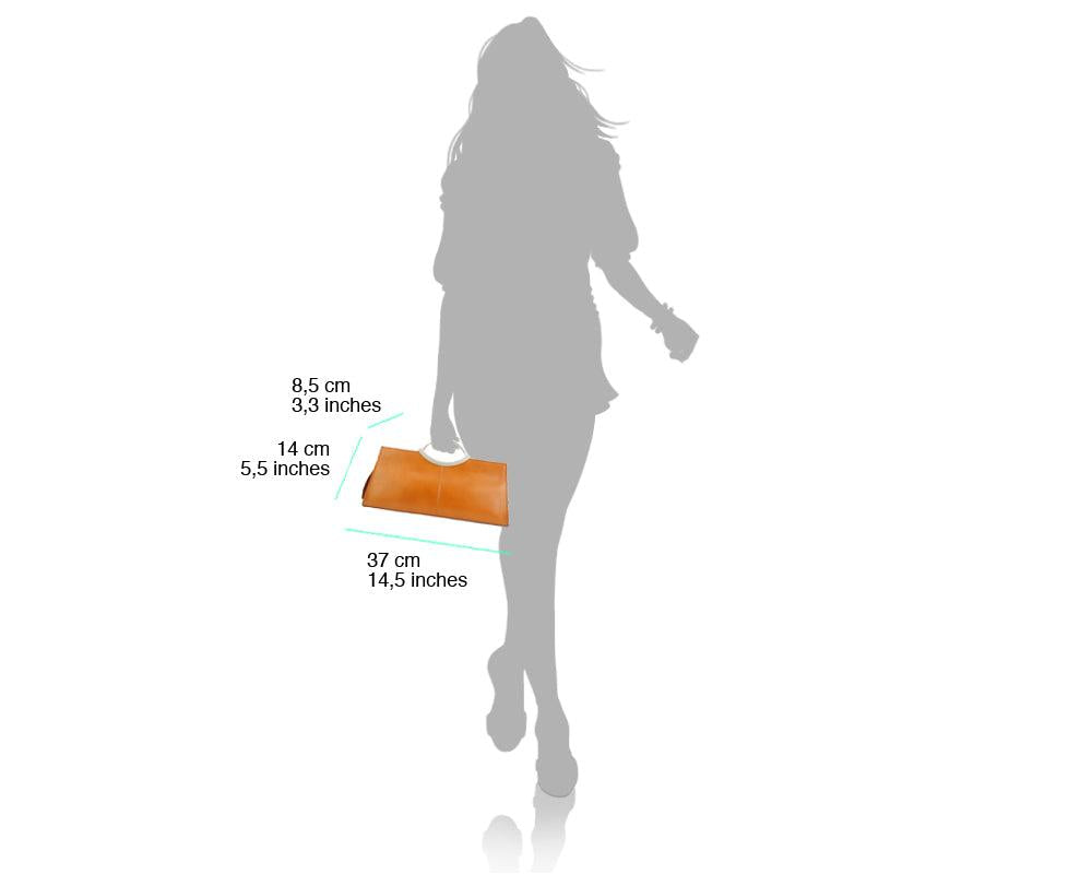 Cipressino leather handbag