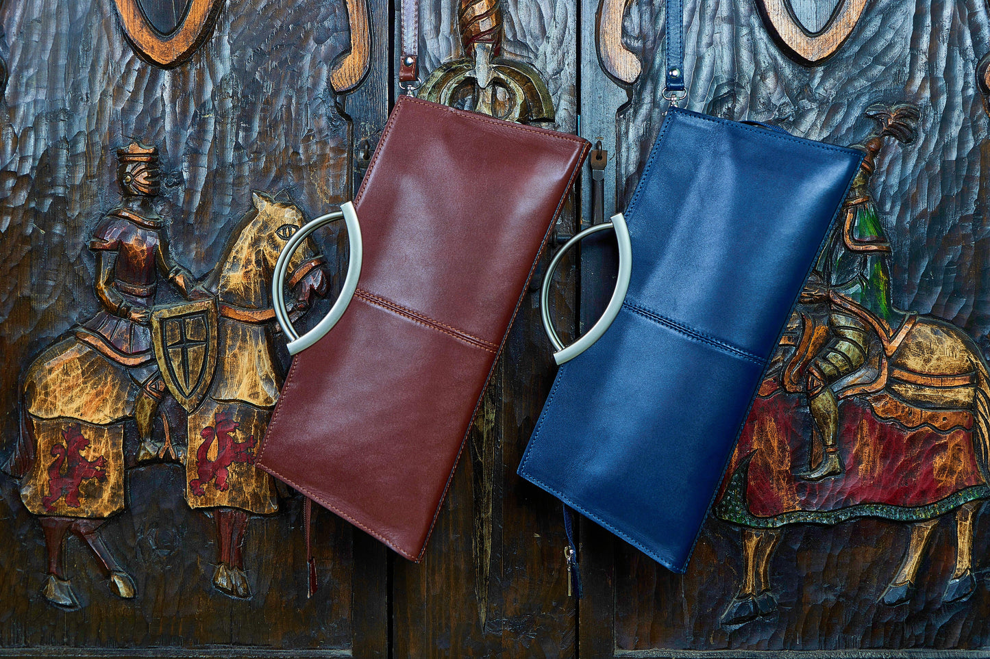 Cipressino leather handbag