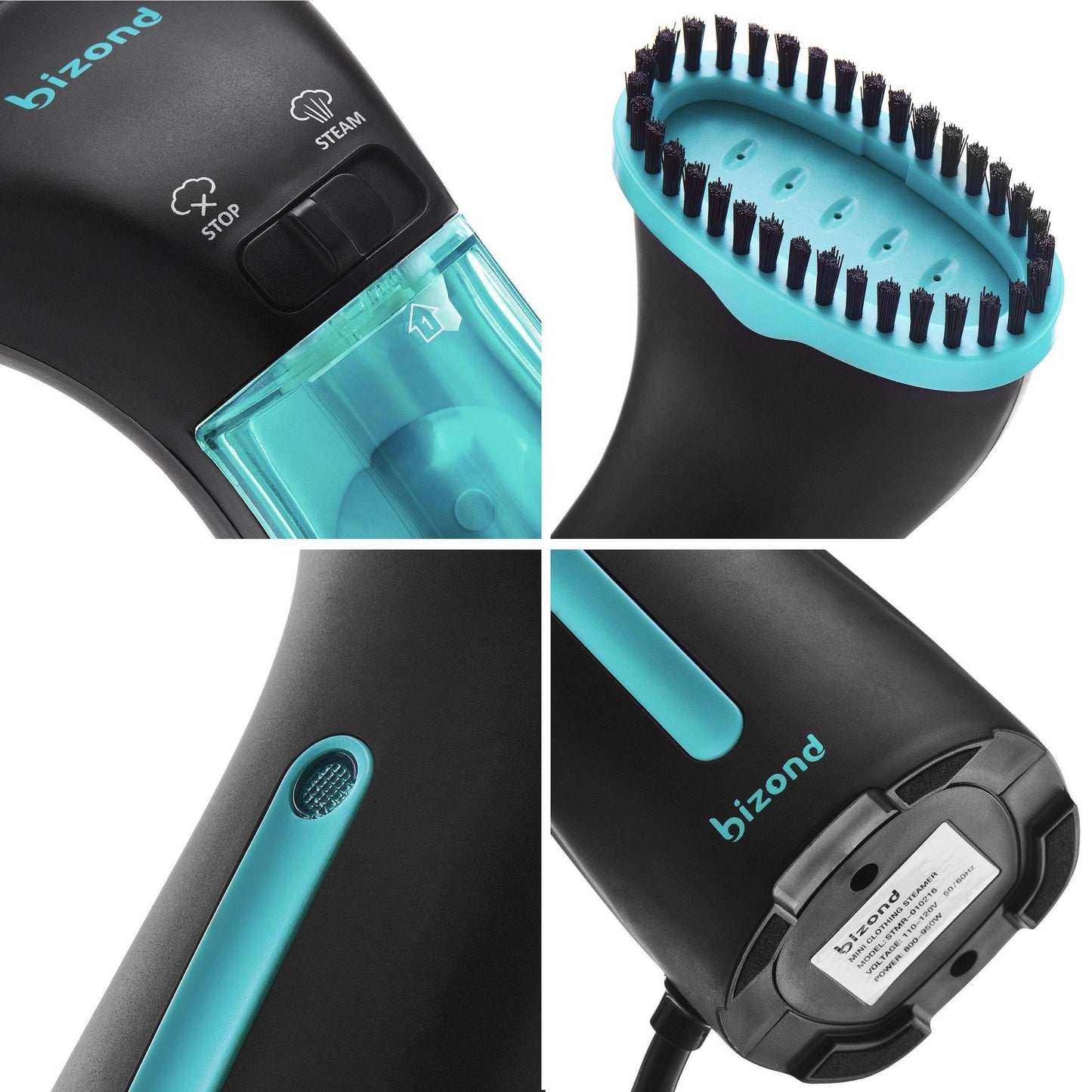 Steamer for Clothes Travel Handheld Portable Steamer for Garment and Fabric   No Spitting Safe and Little Handy   Compact Mini Clothing Steamer and Curtain with Accessories Black