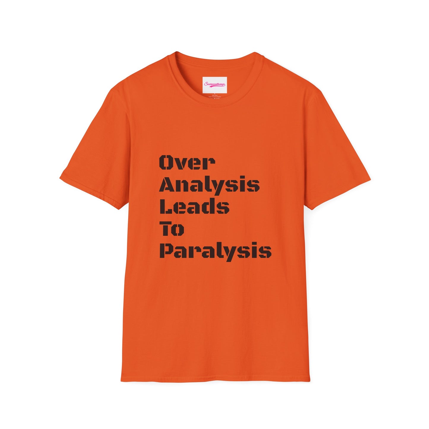 Anaysis Leads To Paralysis Unisex Softstyle T-Shirt