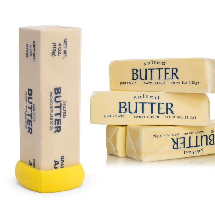 Set of 3 Butter Huggers – Silicone Butter Covers by Food Huggers