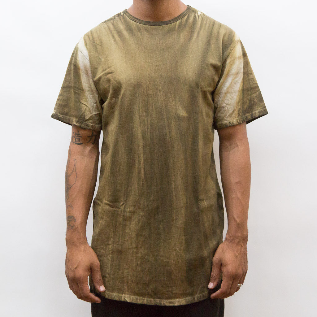 RIVER WASH TEE- OLIVE-1