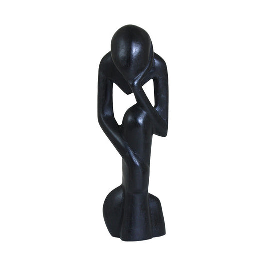 Thinker Statue Senegal - Black