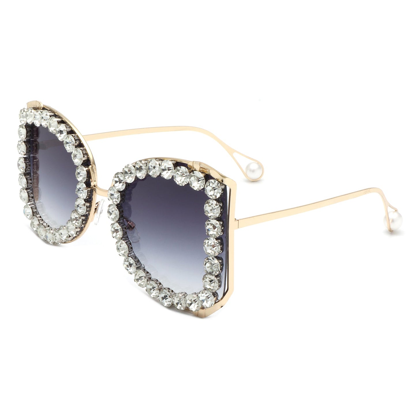 Apex - Luxury Oversized Rhinestone Butterfly Women's Sunglasses-2