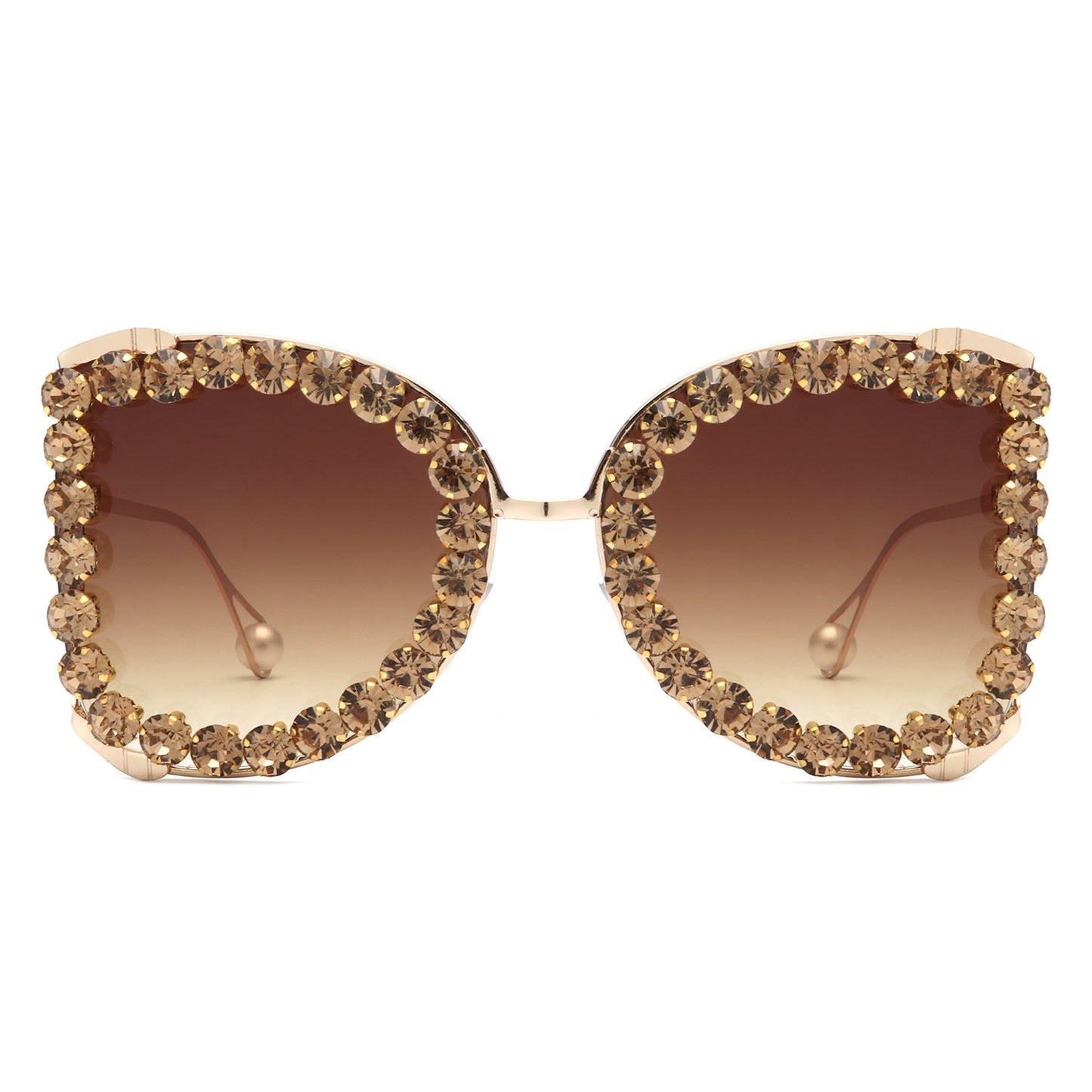 Apex - Luxury Oversized Rhinestone Butterfly Women's Sunglasses-3