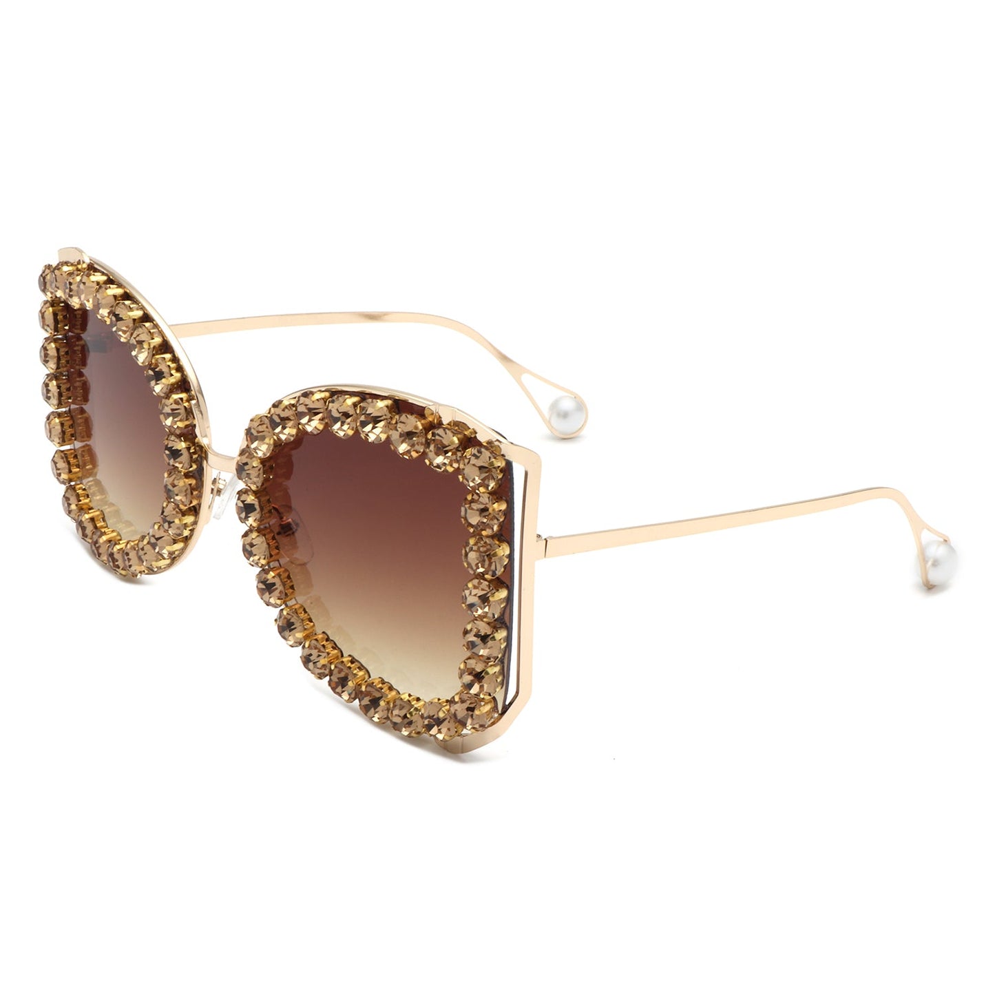 Apex - Luxury Oversized Rhinestone Butterfly Women's Sunglasses-4