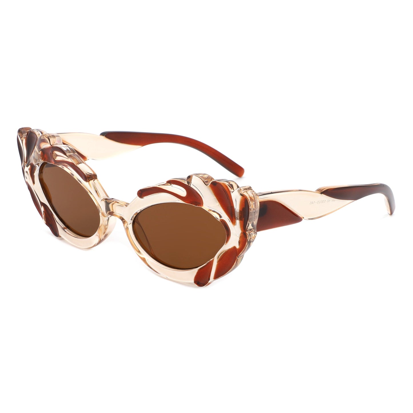 Snapp - Modern Sculpted Cat Eye Fashion Women's Sunglass-6