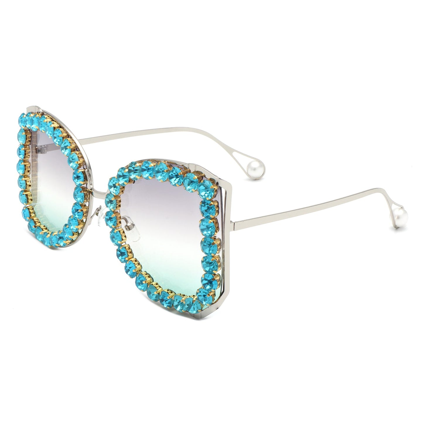 Apex - Luxury Oversized Rhinestone Butterfly Women's Sunglasses-5