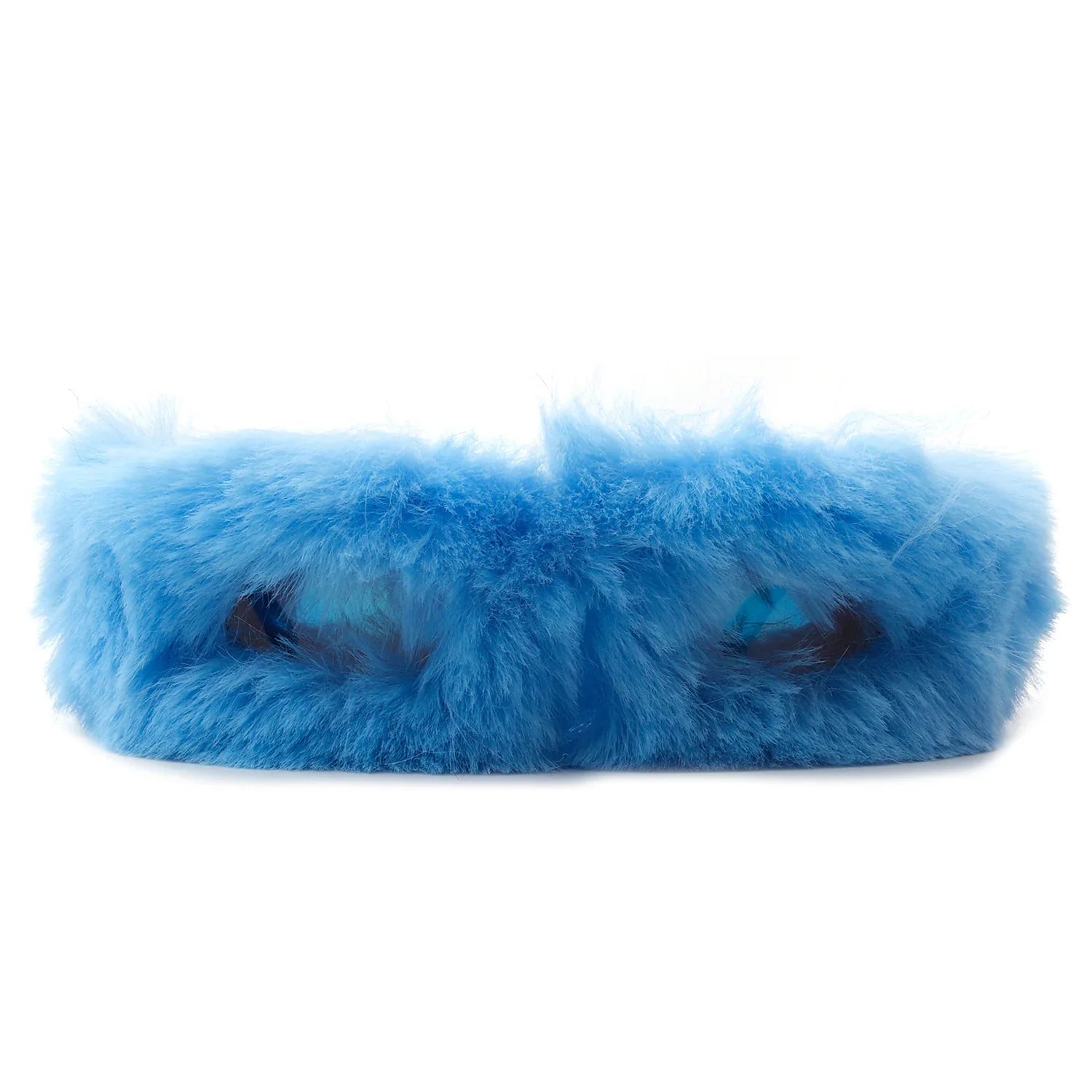 Kyriel - Y2K Wrap Around Fuzzy Fashion Furr Women Sunglasses-3