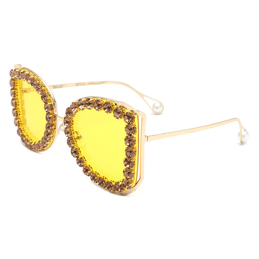 Apex - Luxury Oversized Rhinestone Butterfly Women's Sunglasses-0