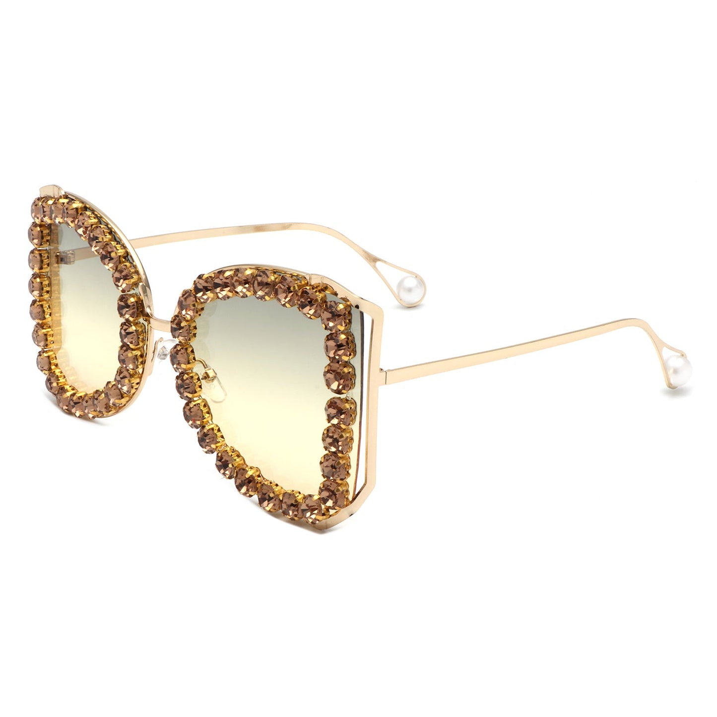 Apex - Luxury Oversized Rhinestone Butterfly Women's Sunglasses-6