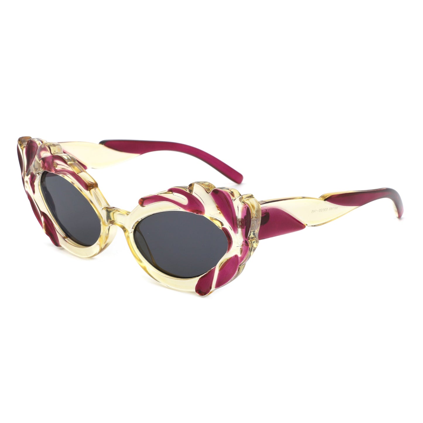 Snapp - Modern Sculpted Cat Eye Fashion Women's Sunglass-8