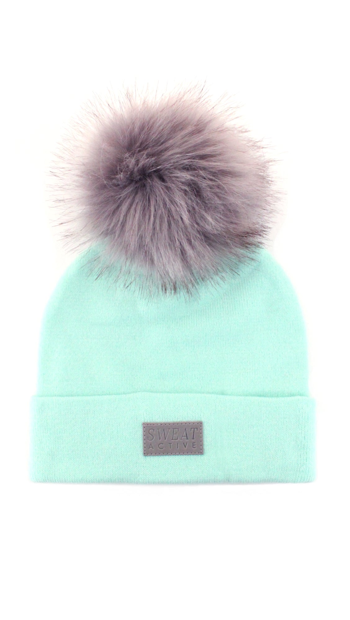 Fur Pom Beanie Hat - Foam-0