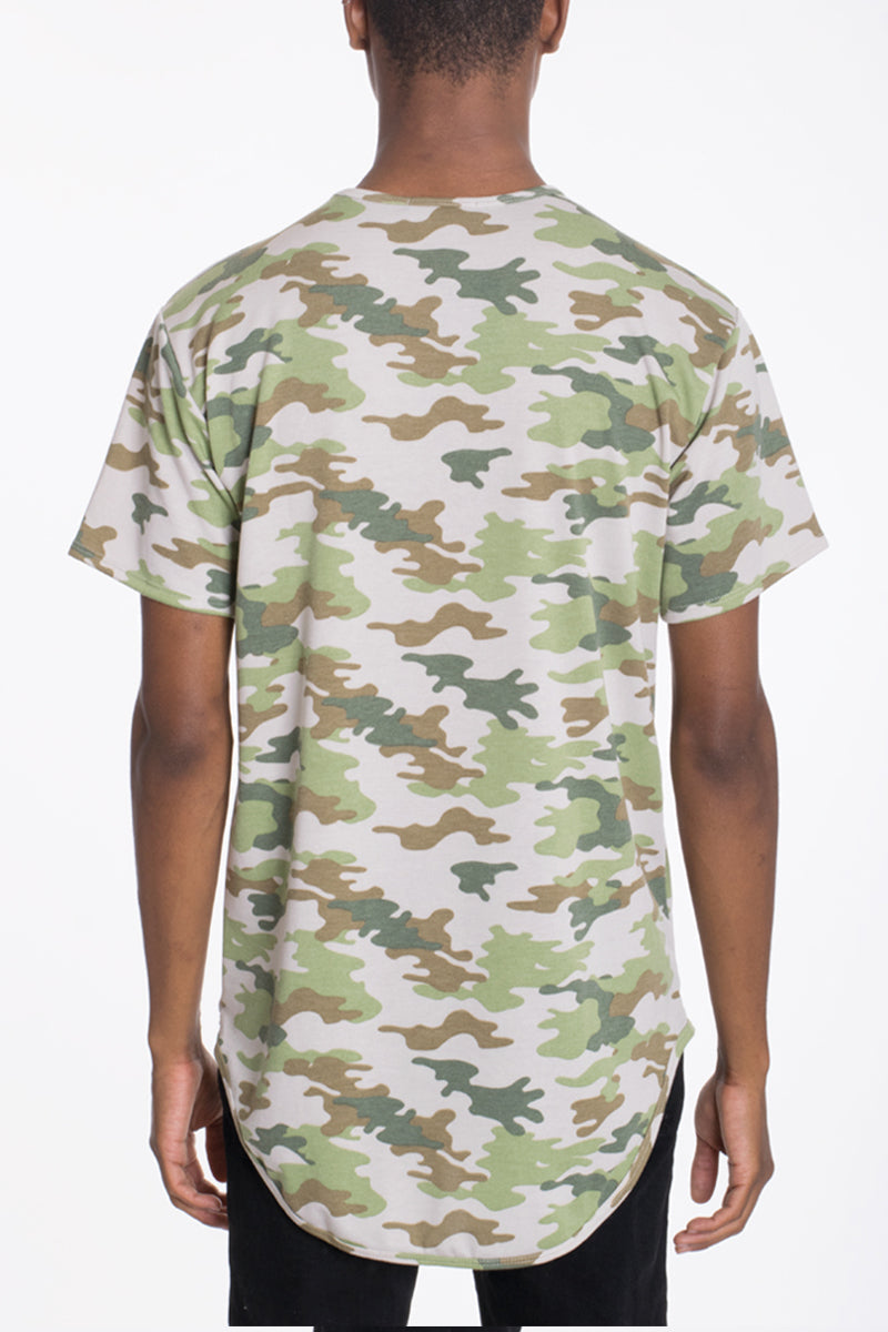 Camo Scallop Tee-2