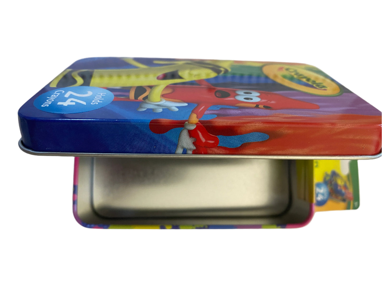 Crayola Back-to-School Crayon Tin Bundle – 24 Count – Durable Collectible Storage Case – Perfect for School Supplies, Coloring, and Creative Fun