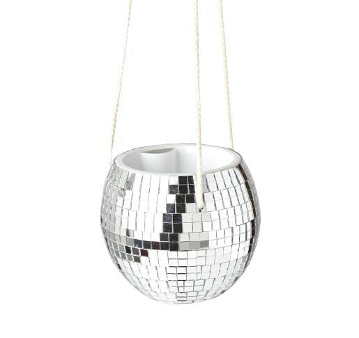 Disco Ball Hanging Planter-Medium