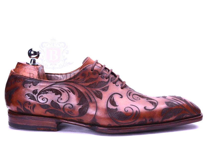 Floral - Oxford Shoes-1