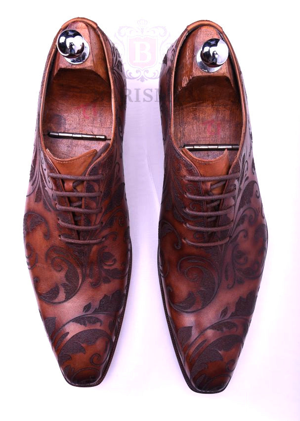 Floral - Oxford Shoes-3