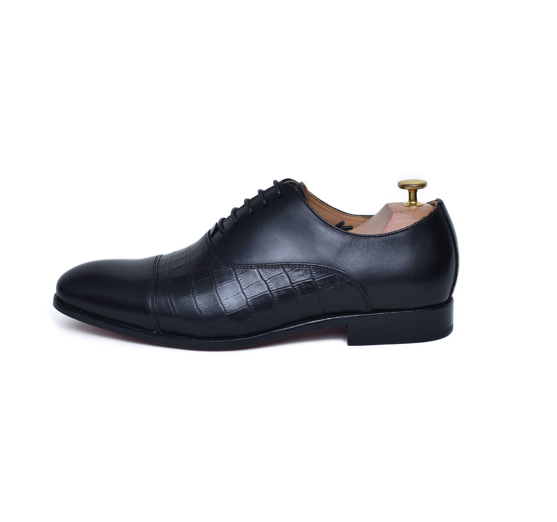 Phillips - Black Calf Oxford Shoes-2